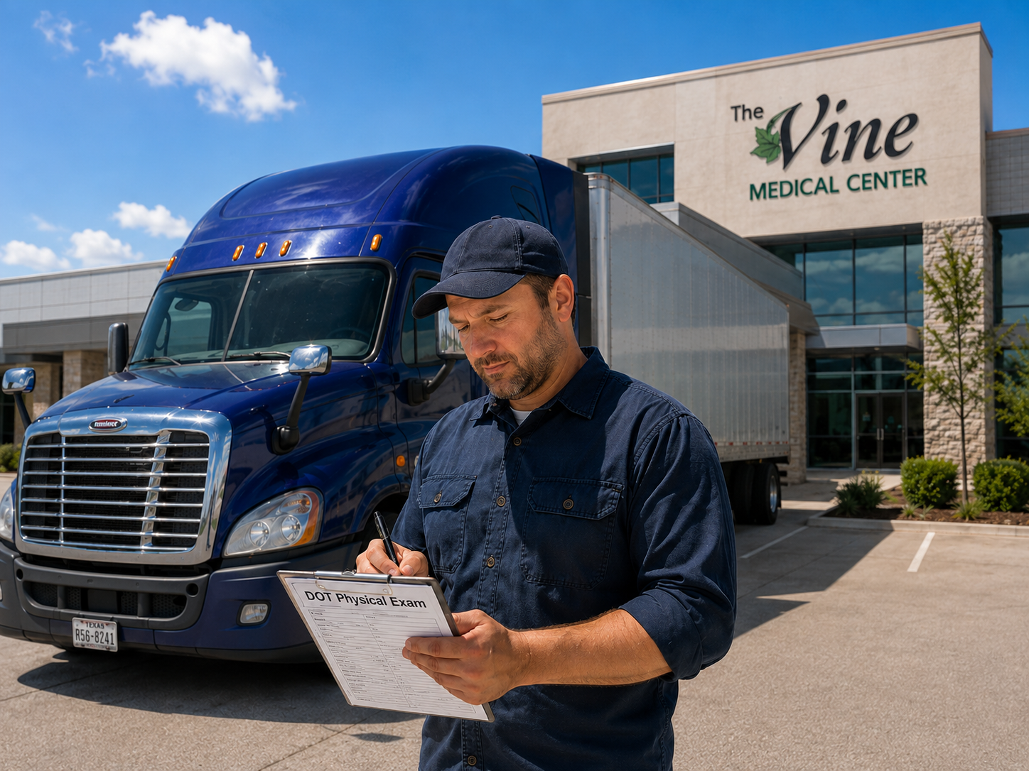 DOT exams for commercial drivers at The Vine Medical Center